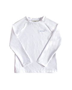 Rash Guard Long Sleeve in White