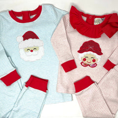 Sleepy Bees Blue Stripe Pajamas