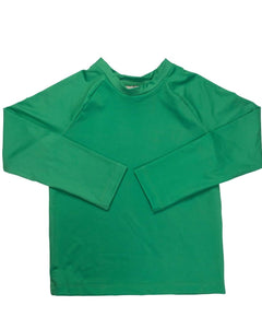 Rash Guard Long Sleeve in Parakeet Green- FINAL SALE