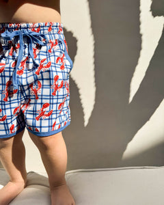 Red as a Lobster Swim Trunks- FINAL SALE