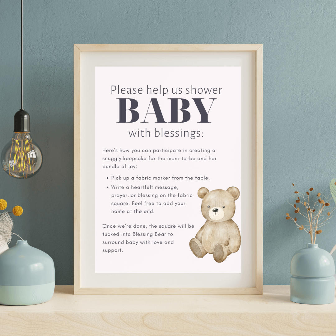 Baby Shower Sign