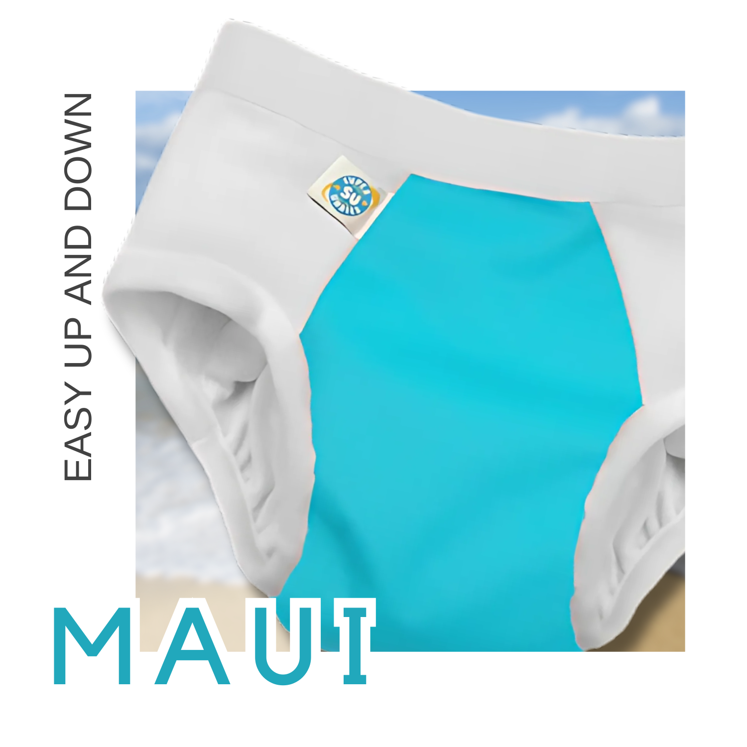 3-in-1 Waterproof Diaper, Trainer & Swim Gear for Special Needs