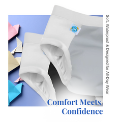 (5 Pack)  3-in-1 Diapers for Big Kids & 3 Liners