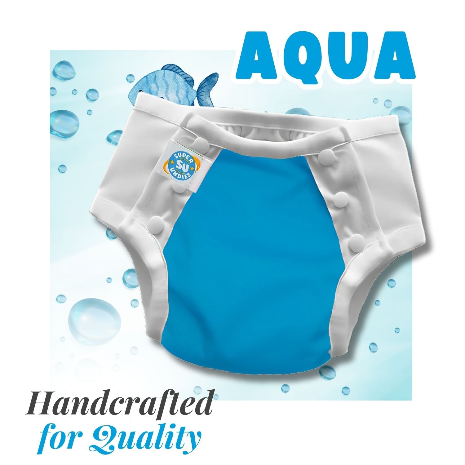 3-in-1 Waterproof Diaper, Trainer & Swim Gear for Special Needs
