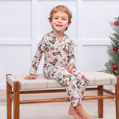 Western Christmas Pajamas for Kids – Bamboo Holiday PJs