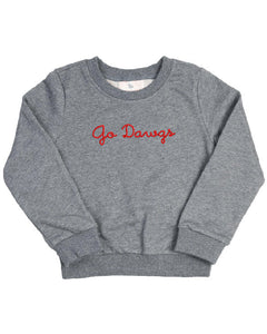 Crewneck Sweatshirt in Gray- FINAL SALE