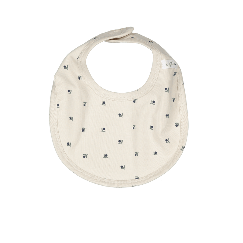 The Printed Bib - Mini Stitch Blue