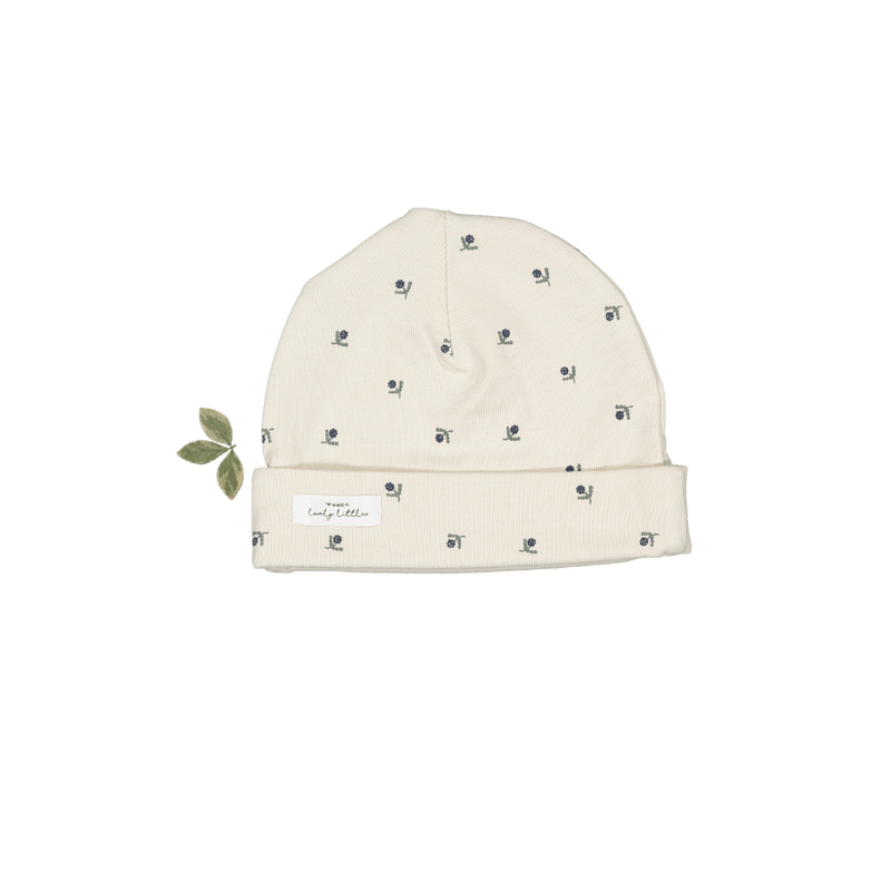 The Printed Hat - Mini Stitch Blue