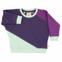 Baby Diagonal Colorblock Sweatshirt