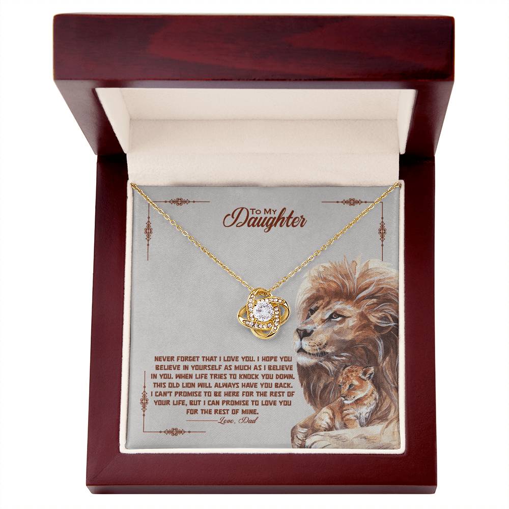 Never Forget - Love Knot Necklace