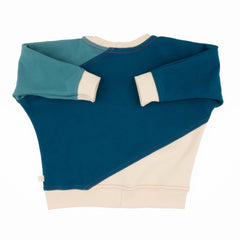 Baby Diagonal Colorblock Sweatshirt