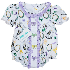 Boots and Bows Embroidered  Bubble