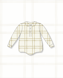 Banks Onesie  in Window Pane