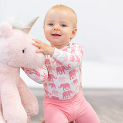 Candy Pink Flare Legging