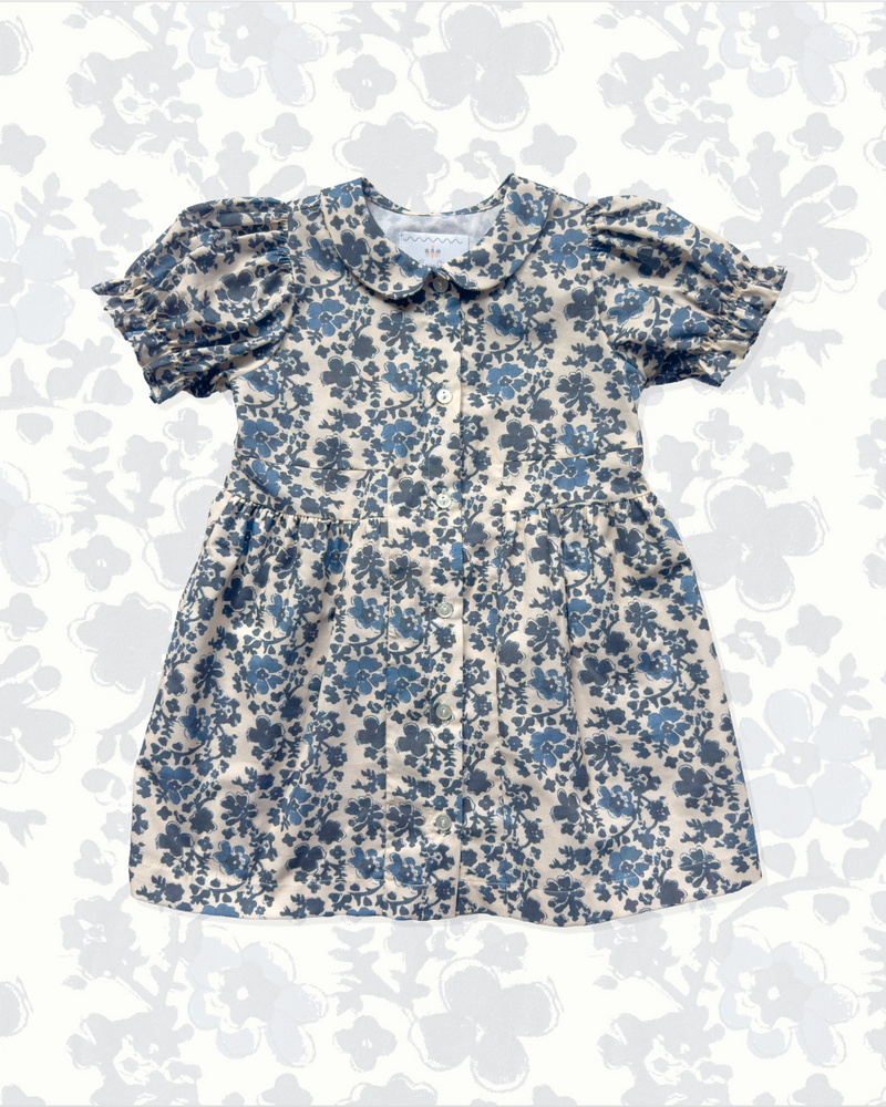 Charlotte Dress in Block Flower