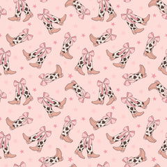 Cowhide Boots Bows Emma's Racerback Dress