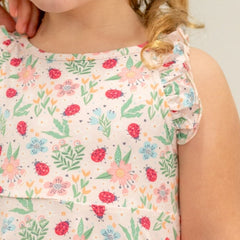 Ladybug Flower Garden Emma's Racerback Dress