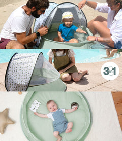 Aquani Anti-UV Baby Beach Tent & Paddling Pool