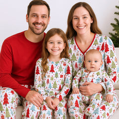 Christmas Merry Women's Bamboo Pajama Set - Family Matching