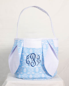 Easter Basket in Blue Bunny
