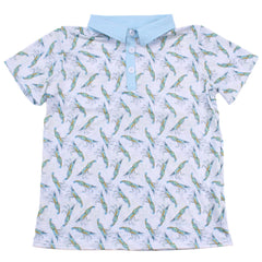 Baby Blue Shrimp Polo Kids