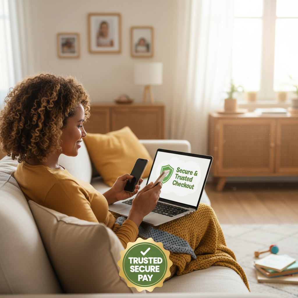Secure Checkout - Parent shopping online