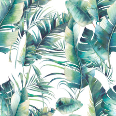 Baby Shopping Cart Cover | Tropical Day Leaf Print