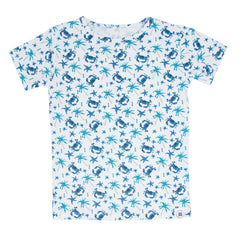 Blue Crabs Summer Pajama Set