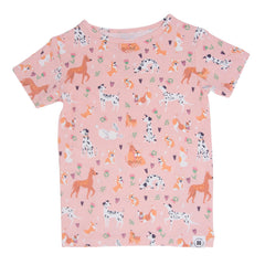 Dalmatian Poodle Puppy Summer Pajama Set