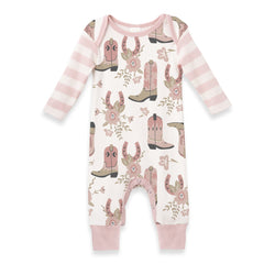 Cowgirl Boots Western Romper