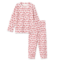 70 Christmas Bamboo Kids' Pajama Set Ho-Ho-Ho