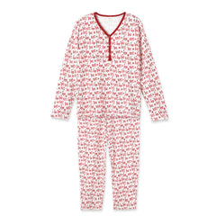 Christmas Bamboo Women's Pajama Set Ho-Ho-Ho