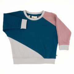 Toddler Diagonal Colorblock Sweatshirt