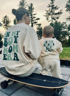 Women's Boy Mom Jogger Set | Matching Mom and Son Outfits