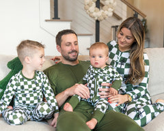 Bamboo Women’s Christmas Pajamas | Matching Holiday Family Set - Christmas Trees